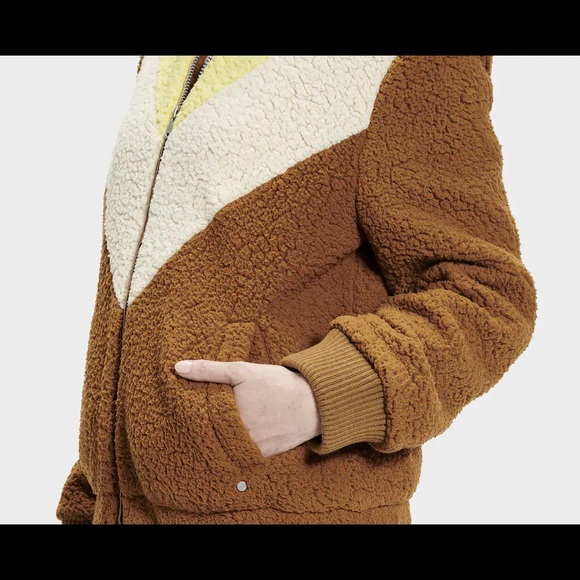 UGG ANNALISE TEDDY JACKET - Picture 4 of 14